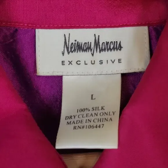 Vintage Neiman Marcus Silk Shirt | Large - Picture 11 of 11